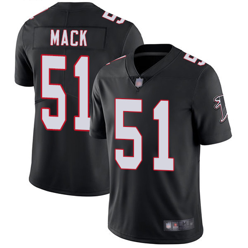 Atlanta Falcons Limited Black Men Alex Mack Alternate Jersey NFL Football 51 Vapor Untouchable
